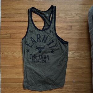 Under Armour Dark Green Graphic Tank